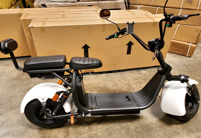 ​New 2021 Citycoco 2000W Double Seat Electric Scooter