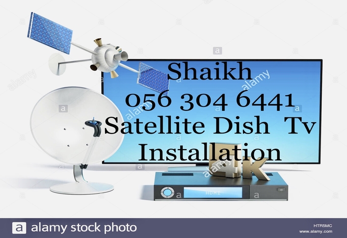 Satellite Dish tv Antenna Installation In Satwa 0563046441