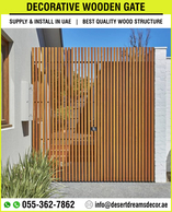 Garden Fences Abu Dhabi | Supply and Install Wooden Fences