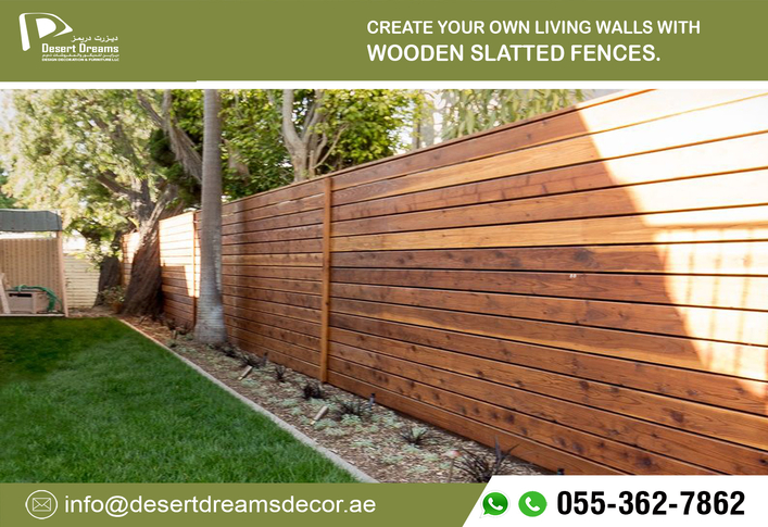 Garden Fences Abu Dhabi | Supply and Install Wooden Fences