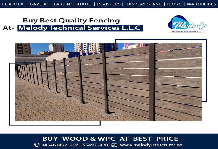 WPC Fence in Dubai | Creative WPC Woven Fence Suppliers in Dubai Abu Dhabi