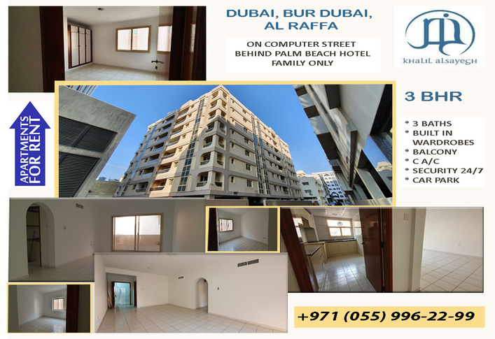 Rent apartments in Dubai, Al Raffa.