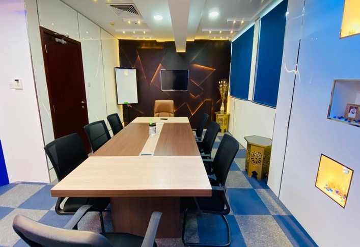 Furnished Office for rent in Al Qusais with Free Access to Meeting Room