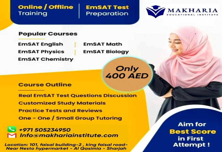 EmSAT Courses , All Subject Classes Offline Call -0568723609