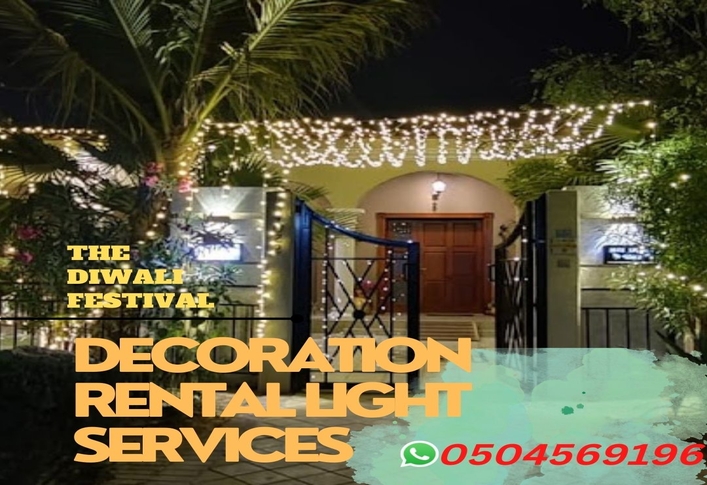 The Diwali Festival Decoration Rental Light Services