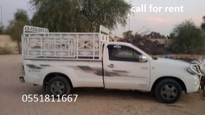 1 Ton pickup for rent in Bur Dubai.  0551811667