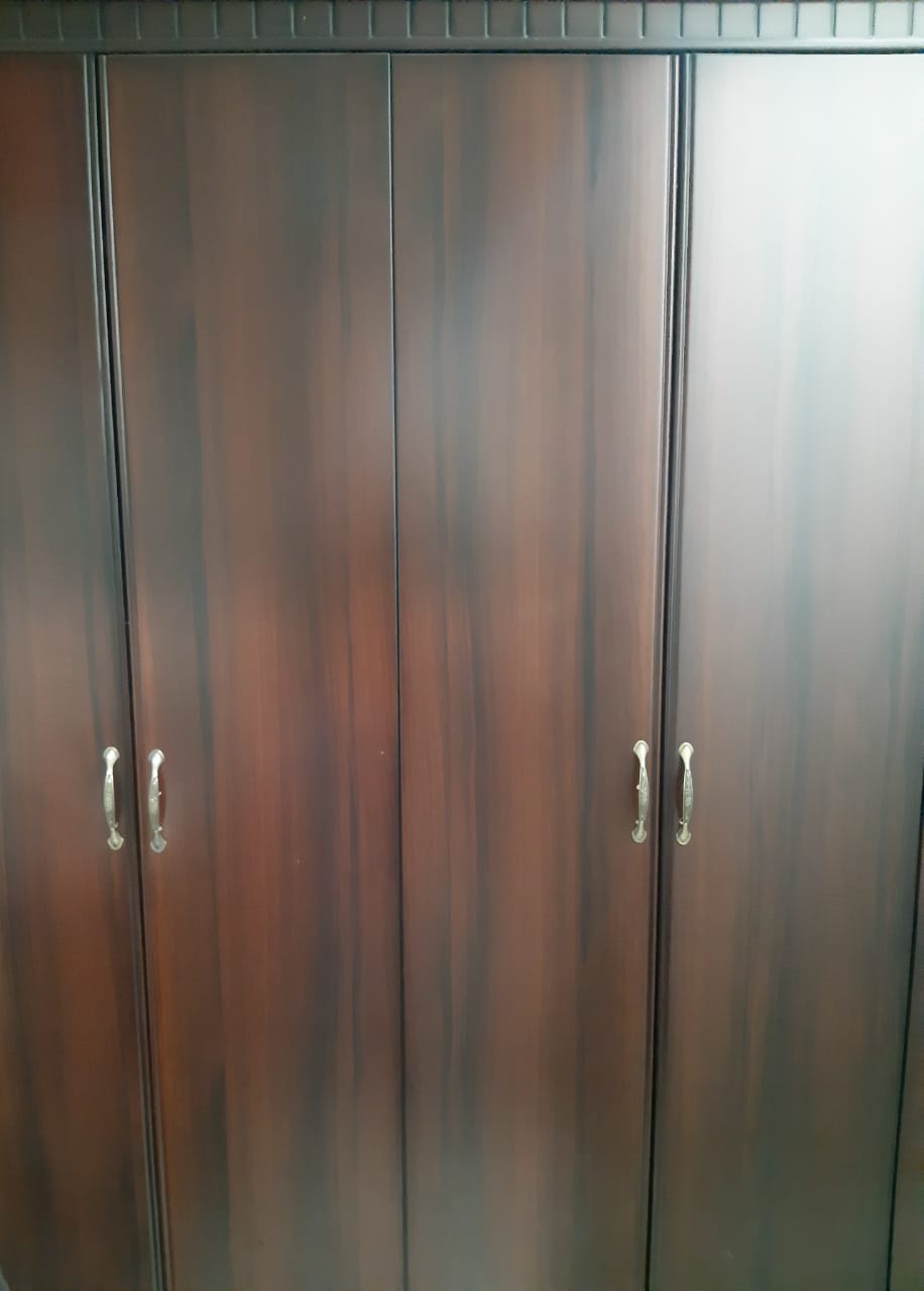 6 door wooden wardrobe for sale