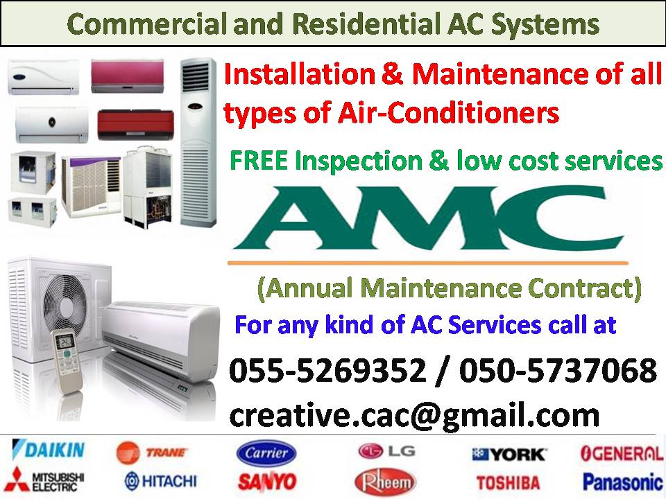 055-5269352 all kind of ac services in dubai at low cost