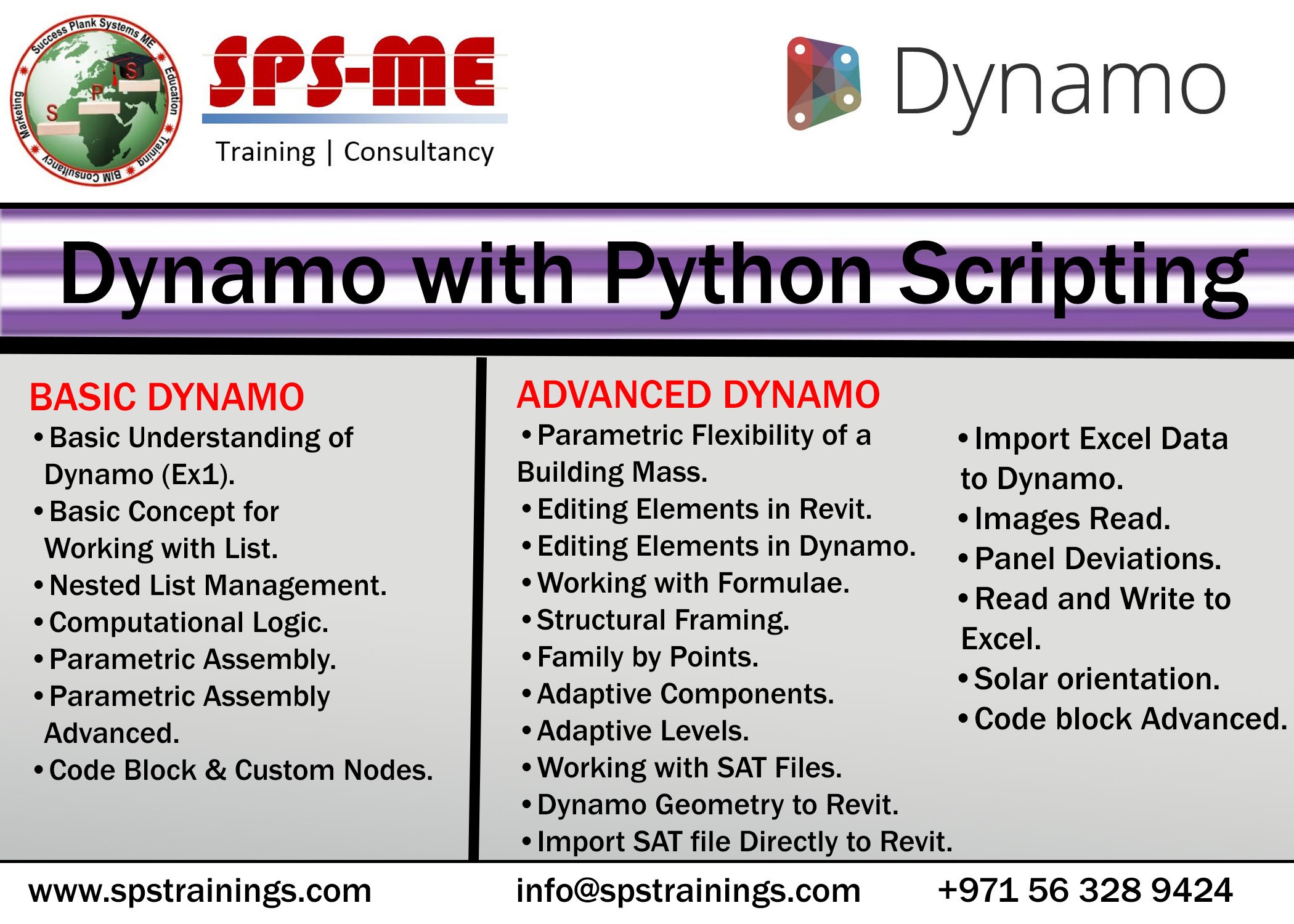 LEARN #REVIT #DYNAMO WITH #PYTHON #SCRIPT WITH EXPERT FACULTY +971563289424