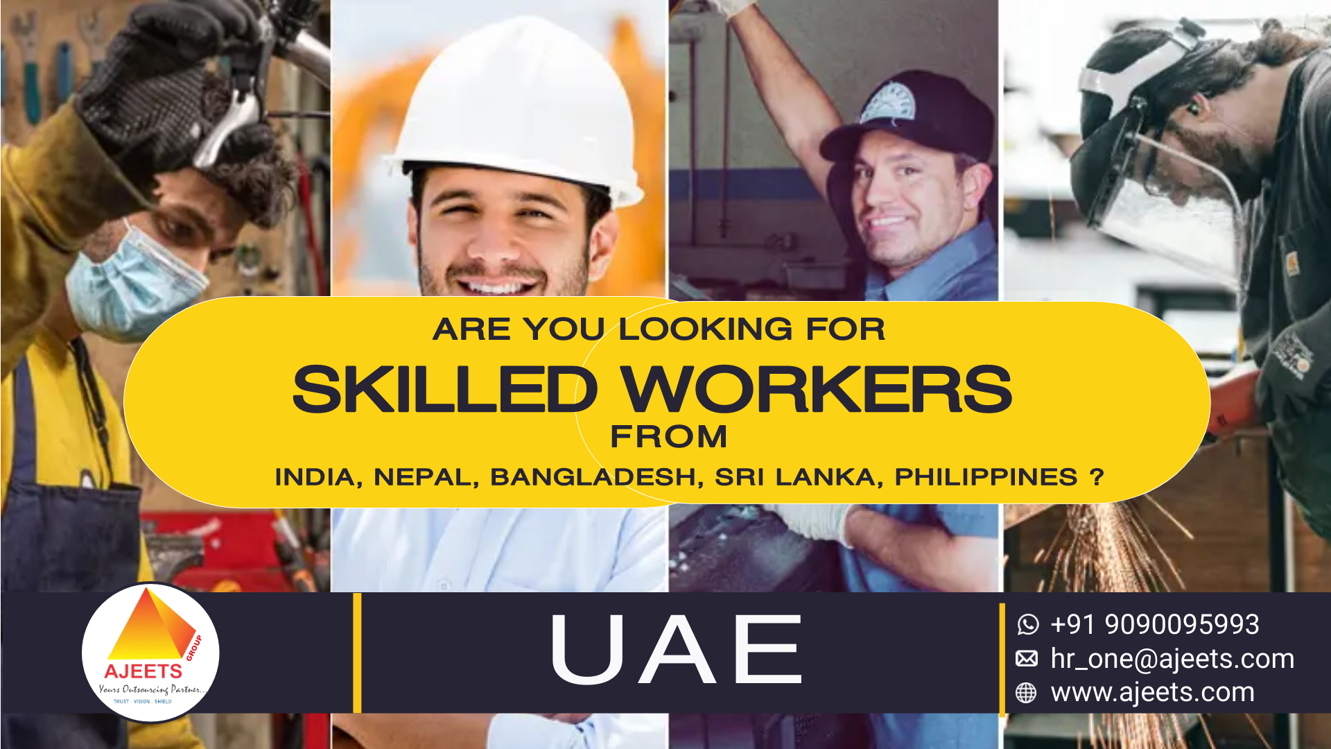 Need skilled workers from India!!!!