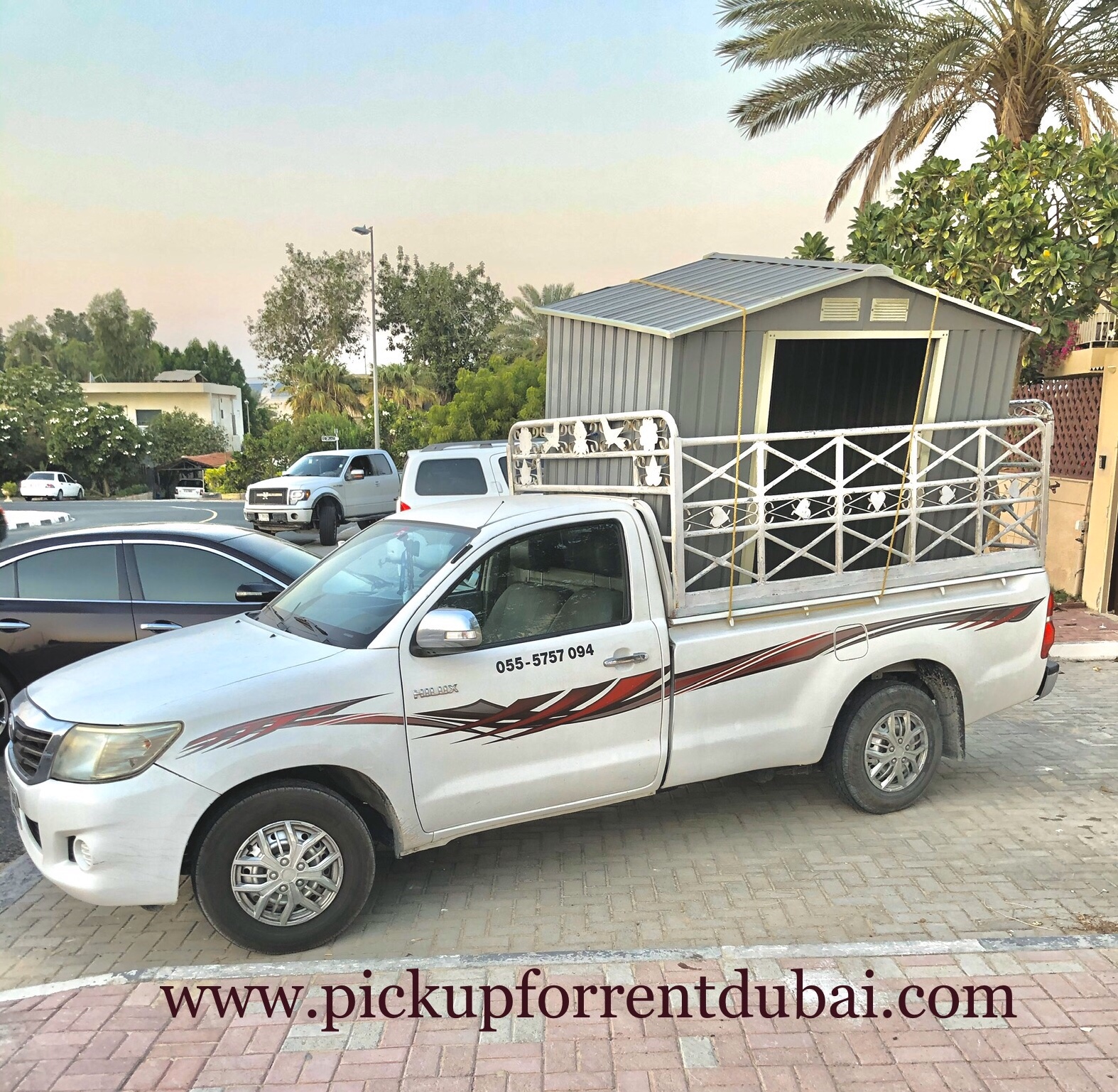 Pickup For Rent in Abu Dhabi 055-5757094